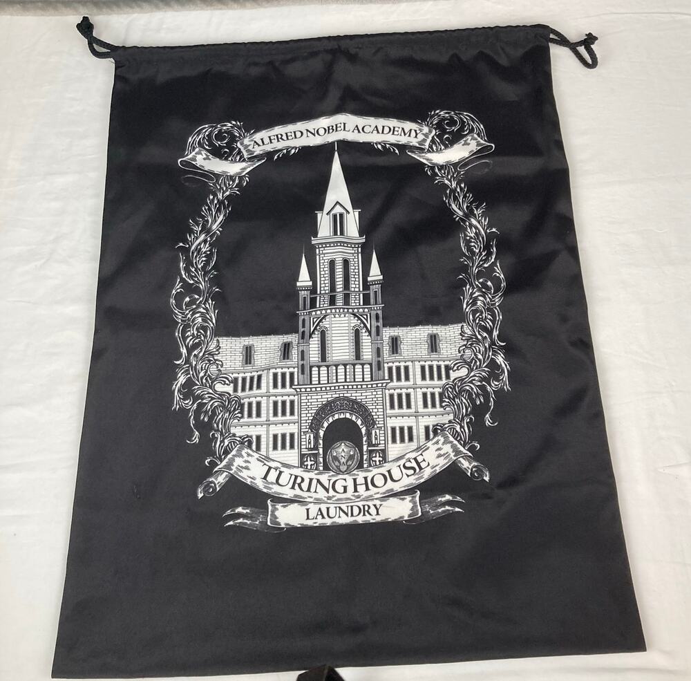 Illumicrate Where Sleeping Girls Lie Most Academies Laundry Bag Black Goth 18x23